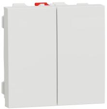 Schneider Electric Intrerupator cap scara dublu 10A 2m alb (NU321318)