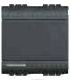 Legrand Intrerupator simplu Living Light 1P 16A 2M Antracit (L4001M2N)