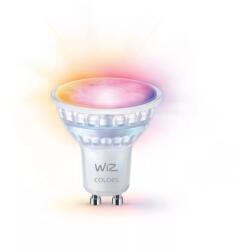 Philips Bec LED inteligent Wiz Colour, 4.7W (50W), GU10, 345 lm, Wi-fi, lumina alba si colorata, 8720169076761 (872016907676100)