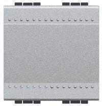 Legrand Intrerupator simplu Living Light 1P 16A 2M Aluminiu (NT4001M2N)