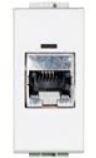 Legrand Priza de date Living Light Rj45, Cat. 5e UTP, 1M, Alb (N4262C5E)