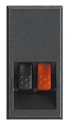 Legrand Priza Boxe Prin Clipsare Axolute, 1M, Antracit (HS4294)