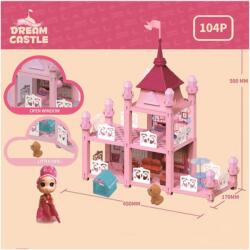 Magic Toys Katie rózsaszín álom kastélya 104 db-os játékszett (MKO425720)