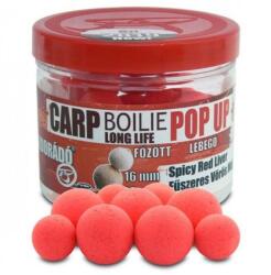 Haldorádó Carp Boilie Long Life Pop Up 16, 20 mm - Fűszeres Vörös Máj (HCBLLP40-RL)