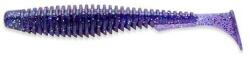 FISHUP U-Shad 2.5" (9pcs. ), #060 - Dark Violet/Peacock & Silver (FHL10022132)