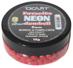 DOVIT Favorite Dumbell Neon 5mm - Bordó Gyümölcsös (favorite Dumbell Neon 5mm - Bordó Gyümölcsös)