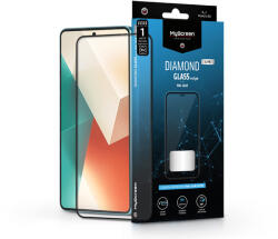 MyScreen Xiaomi Redmi Note 13 4G/Redmi Note 13 5G edzett üveg képernyővédő fólia - MyScreenProtector Diamond Glass Lite Edge2.5D Full Glue - fekete - nextelshop