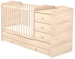 TIMBA NIKI Kombi 3 Drawer combined cot Amber kiságy