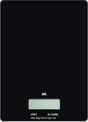 ok. OK. OKS 3220 Konyhai mérleg, fekete (OKS3220)