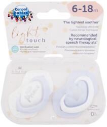 Canpol babies Royal Baby Light Touch Little Prince 6-18m suzete 2 buc