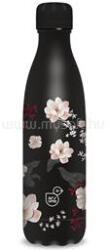 Ars Una 500 ml-es Flowery Black 24 (5374) duplafalú fémkulacs (ARS_UNA_55813747) (ARS_UNA_55813747)