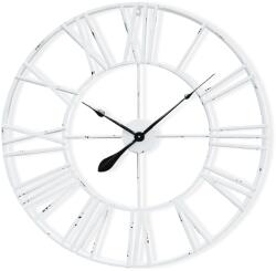 Casa Chic Queensway 80, falióra, fémkeret, csendes, Ø 76 cm (ANTIC-CLOCK-80-WHT) (ANTIC-CLOCK-80-WHT) - electronic-star