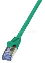 LogiLink Patch kábel PrimeLine, Cat. 6A, S/FTP, zöld, 0, 25 m (LOGILINK_CQ3015S) (LOGILINK_CQ3015S)