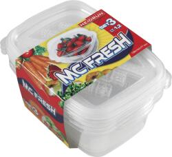 Heidrun Mc Fresh ételtároló 3db 1, 2l 20x14, 5x8 Cm