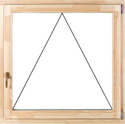 Delta Ablak Bukó Fa 90x90cmm Ug=1, 1