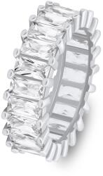 Brilio Silver Csillogó ezüst gyűrű átlátszó cirkónium kövekkel RI087W 54 mm