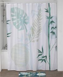 Tendance Zuhanyfüggöny Poliészter 180x200cm Nagy Levélmintás