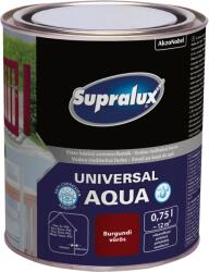 Supralux Universal Aqua 0, 75l Burgundi Vörös Selyemfényű Zománcfesték