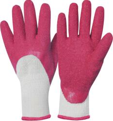 ROSTAING Polyamide/kötött Bélésű Kesztyű M: 8 Latex Bevonattal Rózsaszín (fushiait08)
