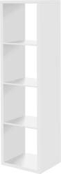 finori Max Polc 1x4 Rekesz, Fehér, 38x141x33cm