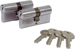 Abus Zárbetét 30/30 Mm 2 Db Nikkel 4 Kulcs, Egyforma Zárlat