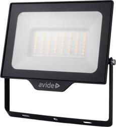 Avide Smd-led Fényvető Slim 30w 3000lm 4000k Ip65 Gyorscsatlakozó Nw 14x12cm Fekete-opál (arfflnw-30wqc)