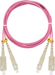 NIKOMAX Optikai patch kábel SC - SC, MM 50/125, duplex, 5m, magenta (NMF-PC2M4C2-SCU-SCU-005) - cyberdepo