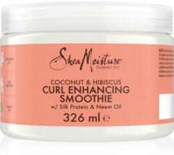 Shea Moisture Coconut & Hibiscus öblítést nem igénylő krém göndör hajra 340 g