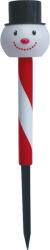 Praktiker Praktiker Hóember Led Karácsonyi Szolár 0, 06w Ip44 Leszúrható 6, 5x6, 5x35, 5cm Fekete (os-a260)