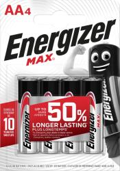 Energizer Max Alkáli Ceruza Elem Aa 4db/csomag (asir27-150w-r)