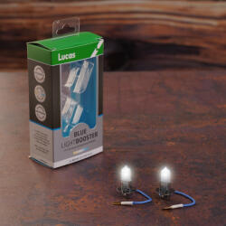 Lucas LightBooster Blue H3 autóizzó 12V 55W, 2db/csomag (LLX453BLX2)