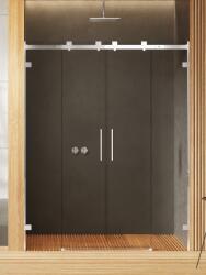 NEW TRENDY Softi X uși de duș 140 cm culisantă crom luciu/sticlă transparentă EXK-5266 (EXK5266)