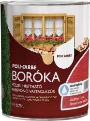 Poli-Farbe Boróka Vizes Vastaglazúr 0, 75l Vörösfenyő