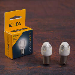 elta Vision PY21W sárga LED 12V 6000K, 2db/csomag (EB8080TR)
