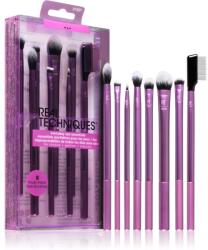 Real Techniques Everyday Essentials set perii machiaj pentru ochi