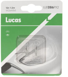 Lucas 12V W1, 2W jelzőizzó, 2db/bliszter (LLB286PX2)