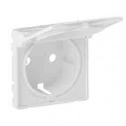 Legrand 754840 Valena Life 2P+F csatlakozóaljzat burkolat csapófedéllel fehér (754840)