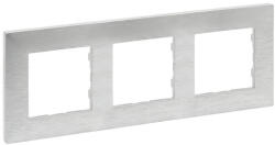 Legrand 863893 Niloé Step 3-as keret, csiszolt alumínium (863893)