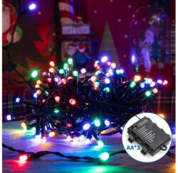 Aigostar B. V. Aigostar -LED Karácsonyi kültéri lánc 300xLED/8 funkció 3xAA 15, 3m IP44 többszínű B10303K2R (AI1359)