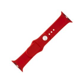 FIXED Apple Watch Szilikon Óraszíj - 42 mm/44 mm, Piros