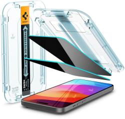 Spigen Glass tR EZ Fit (Privacy) 2 Pack Transparency iPhone 16 Plus/15 Plus (AGL06885)