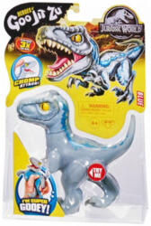 Mattel Jurassic World, Heroes of Goo Jit Zu Jurassic World Kék Velociraptor játékfigura - Fiúknak, 4 éves kortól