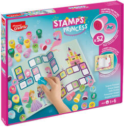 Maped CREATIV - Nyomdázó készlet, foglalkoztató füzettel - Hercegnős (IMAC907072)