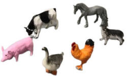 SilverHome Farmer Élet Háziállat Minifigurák gyerekeknek hat darabos