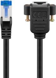 Goobay CAT6a Hosszabbító Kábel - 5 m, Fekete