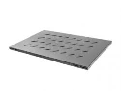 Lanberg 19' 1U 465x715mm fix rack polc fekete (AK-1009-B) (AK-1009-B)