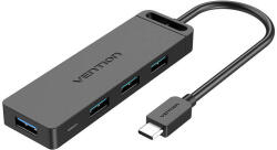 Vention 5in1 USB elosztó 4db USB 3.0 + 1db micro USB (TGKBB) (TGKBB)