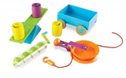 Learning Resources Set STEM Mecanisme simple Learning Resources, 6 dispozitive, 10 carduri, 5 - 9 ani (LER2824)