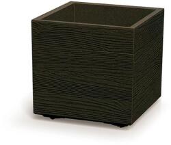 Prosperplast Virágcserép Prosperplast MADERA SQUARE öko fa 38, 5 cm kávé (DMA400W-4625W)