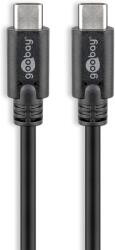 Goobay USB-C 3.1 Apa - USB-C Apa Adat és Töltő Kábel - 1 m